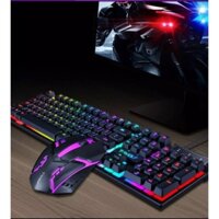 BÀN PHÍM GIẢ CƠ T-WOLF T20 USB GAMING ĐÈN LED BÀN PHÍM CHƠI GAME PHÍM CÓ ĐỘ NẢY CAO, ÊM, NHẠY.