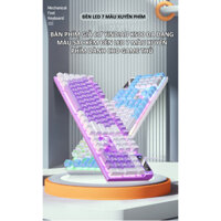 Bàn phím giả cơ YINDIAO K500 đa dạng màu sắc kèm theo đèn led 7 màu xuyên phím dành cho game thủ