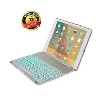 Bàn phím iPad Pro 10.5 Bluetooth kiêm ốp lưng F105 tích hợp đèn LED bac