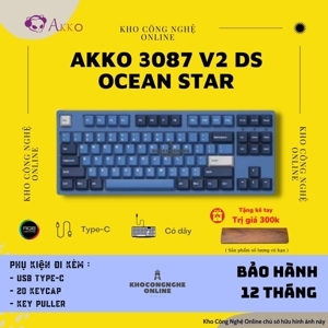 Bàn phím - Keyboard Akko 3087 v2 DS Ocean Star