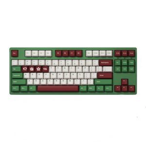 Bàn phím - Keyboard Akko 3087 v2 DS Matcha Red Bean