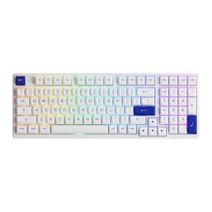 Bàn phím - Keyboard Akko 3098N Multi-modes Blue on White
