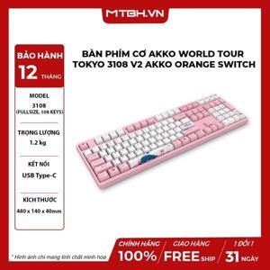 Bàn phím - Keyboard Akko 3108 v2 World Tour Tokyo