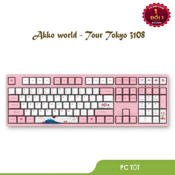 Bàn phím - Keyboard Akko 3108 World Tour