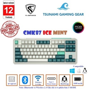 Bàn phím - Keyboard FL-Esports CMK87 Ice Mint