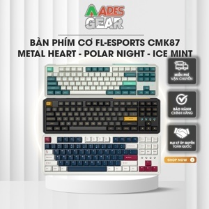 Bàn phím - Keyboard FL-Esports CMK87 Ice Mint 3 Mode