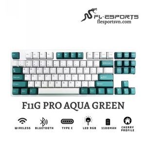 Bàn phím - Keyboard FL-Esports F11G Pro Aqua Green