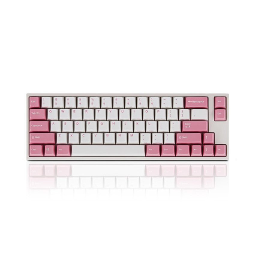 Bàn phím - Keyboard Leopold FC660M OE White Pink