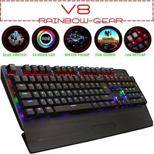 Bàn phím - Keyboard Rainbow Gear V8