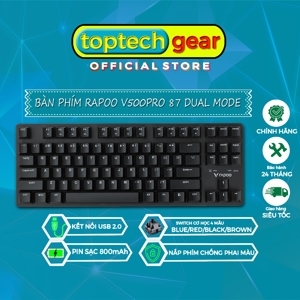 Bàn phím - Keyboard Rapoo V500 Pro Multimode