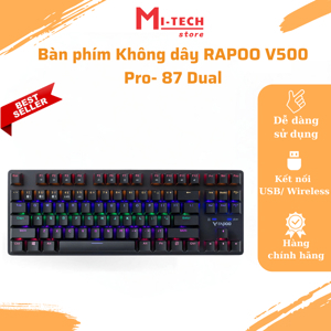Bàn phím - Keyboard Rapoo V500 Pro TKL87