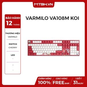 Bàn phím - Keyboard Varmilo VA108M Koi Brown