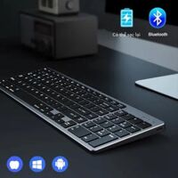 Bàn Phím Không Dây 102 Phím Bluetooth 5.0 & 2.4g Mini Đa Phương Tiện Cho Laptop Pc Tv Ipad Macbook Máy Tính Bảng Android - Thiết Kế Công Thái Học Đa Chức Năng