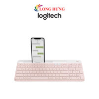 Bàn phím không dây Bluetooth Logitech K580 - Hàng chính hãng - Hồng
