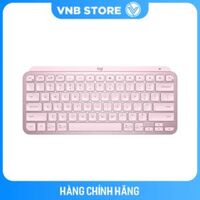 Bàn phím không dây Bluetooth Logitech MX Keys Mini - Nhỏ gọn, Sạc USB-C, Phím tắt thông minh, Có bản cho Mac - Hàng chính hãng - Màu hồng