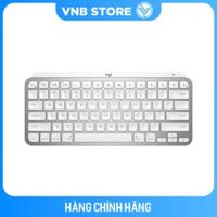 Bàn phím không dây Bluetooth Logitech MX Keys Mini - Nhỏ gọn, Sạc USB-C, Phím tắt thông minh, Có bản cho Mac - Hàng chính hãng - Màu Xám