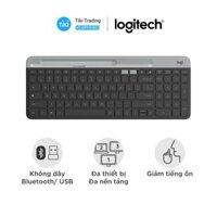Bàn Phím Không Dây Bluetooth Logitech K580 - Hàng Chính Hãng - Đen