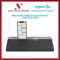 Bàn Phím Không Dây Bluetooth Logitech K580 - Hàng Chính Hãng - Đen
