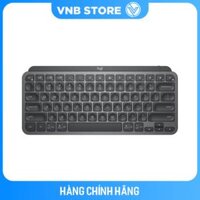 Bàn phím không dây Bluetooth Logitech MX Keys Mini - Nhỏ gọn, Sạc USB-C, Phím tắt thông minh, Có bản cho Mac - Hàng chính hãng - Màu đen