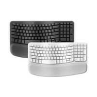 Bàn phím không dây công thái học Ergonomic Logitech Wave Keys (USB 2.4GHz Logi Bolt , Bluetooth)