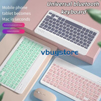 Bàn Phím Không Dây Đa Năng Bộ Chuột Bluetooth Siêu Mỏng Im Lặng Bàn Phím Im Lặng Chuột Mini Di Động Văn Phòng Kinh Doanh Bàn Phím Cho Laptop Cho IPad Android