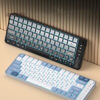 Bàn phím không dây Junmeng Silent 79Keys có đèn có thể điều chỉnh Type-C có thể sạc lại cho máy tính xách tay Máy tính bảng PC 2.4G cho Windows Đẹp