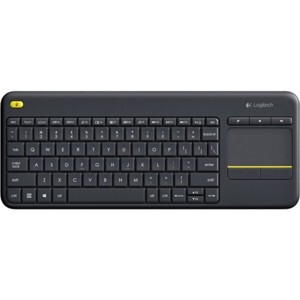 Bàn phím không dây Logitech K400 Plus - Màu đen/ trắng