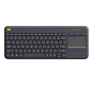 Bàn phím không dây Logitech K400 Plus - Màu đen/ trắng