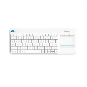 Bàn phím không dây Logitech K400 Plus - Màu đen/ trắng