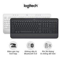 Bàn phím không dây Logitech K650 Signature Bluetooth - Hàng Chính Hãng