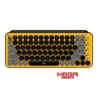 Bàn phím không dây Logitech POP Keys Blast Yellow (USB/Bluetooth/Vàng-Đen)