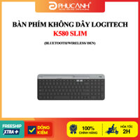 Bàn phím không dây Logitech K580 Slim (Bluetooth/Wireless/ Đen)