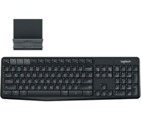 Bàn phím không dây Logitech Keyboard Bluetooth & Wireless K375s kèm đế điện thoại