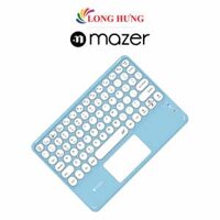 Bàn phím không dây Mazer Infinite Keys Ultra Portable Keyboard with Trackpad M-KEYS-TOUCH-V5 - Hàng chính hãng - Blue