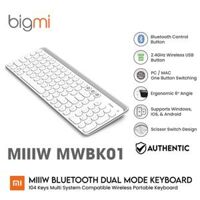 Bàn phím không dây MIIIW MWBK01 104 phím, hợp kim nhôm cao cấp sủ dụng iphone ipad máy tính