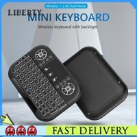 Bàn phím không dây Mini 2.4G & Điều khiển từ xa chuột không khí tương thích Bluetooth cho TV BOX