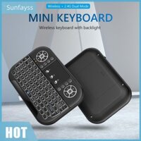 Bàn phím không dây Mini 2.4G & Điều khiển từ xa chuột không khí tương thích Bluetooth cho TV BOX [sunfayss.vn]