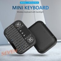 Bàn phím không dây Mini thiết kế tiện dụng 2.4G có bàn di chuột cho TV Laptop BOX [icebeauty888.vn]
