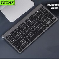 Bàn phím không dây mini W200S - đa kết nối bluetooth 5.0 + 3.0 + Usb wireless 2.4G
