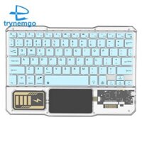 Bàn phím không dây phát sáng Bàn phím cảm ứng có thể sạc lại Bàn phím Bluetooth cho điện thoại Máy tính bảng chơi game