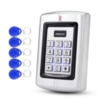 Bàn phím kiểm soát truy cập kim loại Sebury 125KHz Bộ điều khiển truy cập bảng RFID độc lập Đầu đọc thẻ EM + 5 chiếc thẻ móc khóa EM