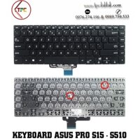 Bàn phím Laptop Asus VivoBook Pro 15 S15 S510, S510U, UK505B, U5100UQ, S510UA Series ( Original )