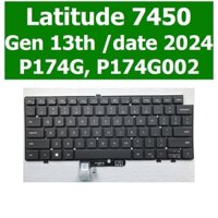 Bàn phím laptop Dell Latitude 7450 Gen 13th /năm 2024, P174G, P174G002, keyboard laptop Dell Latitude 7540 Gen 13th 2024