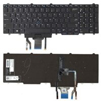 Bàn Phim Laptop Dell Latitude 5550 5570 5580 5590 5591 Loại Có Chuột - Có LED Phím