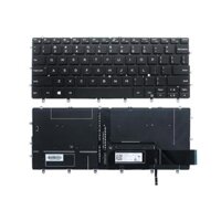 Bàn phím laptop Dell XPS 13 7390 Tablet 2-in-1, Dell XPS 13 9310 2-in-1 Đen/Trắng