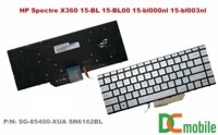 Bàn phím laptop Hp Spectre X360 15-bl000, 15-bl000ng, 15-bl001ng, 15-bl002ng BẠC
