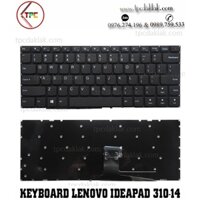 Bàn phím Laptop Lenovo Ideapad 310-14, 110-14, 110-14ibr, 110-14isk, V110S ( Black - Có Nút Nguồn )