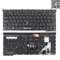 Bàn phím laptop Lenovo Thinkpad X1 Gen 3 3rd, X1 Carbon, X1 Carbon Gen 3 3rd, Type 20BS 20BT Châu Âu Enter To