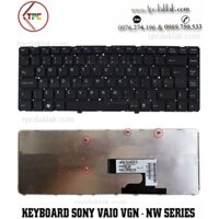 Bàn phím Laptop Sony Vaio VGN-NW Series | 012-110A-1367-A, 53010DG01-035-G ( MÀU ĐEN )