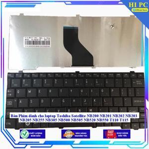 Bàn phím Laptop Toshiba NB200, NB205, NB305, NB505
